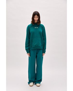 Pcfg Cotton Destroyed Hoodie - Blue