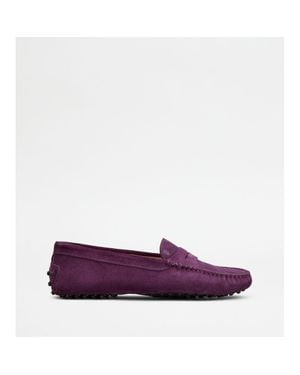 Tod's Gommino Loafers - Purple