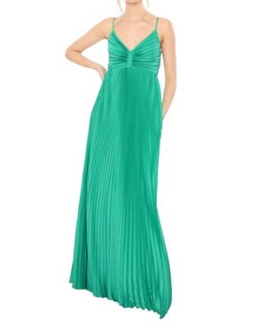 green emerald velvet dress Likely Kerry Gown in Black main image 0
