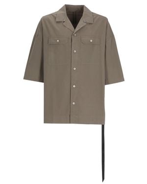 Rick Owens Magnum Tommy Cotton Shirt - Green