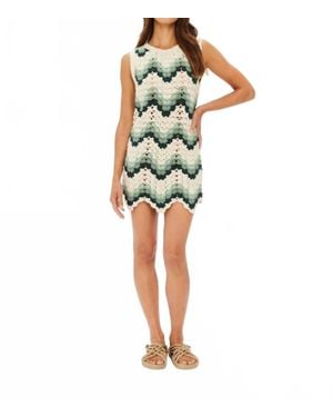 The Upside Tidal Sandrine Crochet Dress - Green