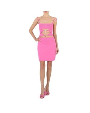 Mach & Mach Ladies Matilde Crystal Bow Dresses - Pink
