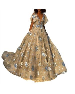 Tarik Ediz Evening Dress - Brown
