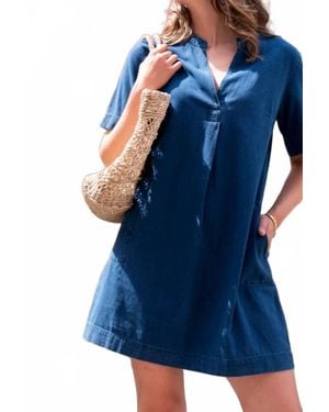 Bibico Wren Mini Dress - Blue