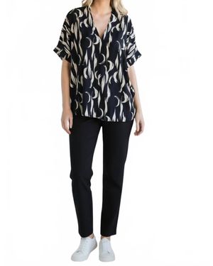 Diva USA Jodifl Relaxed Top - Black