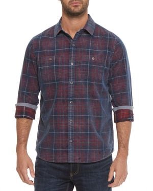 Flag & Anthem Minford Vintage Corduroy Shirt - Blue