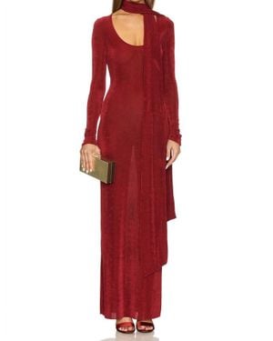 SER.O.YA Rashelle Maxi Dress - Red