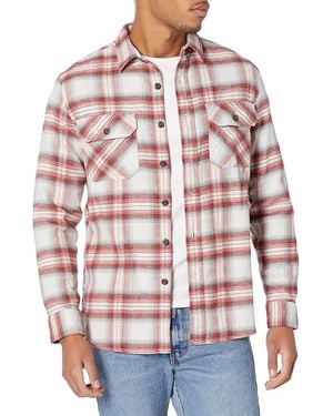 Pendleton Burnside Flannel Button Shirt - Red