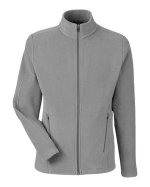 Devon & Jones Crownlux Performance Fleece Full-Zip Jacket - Gray