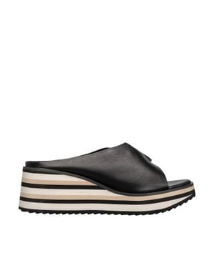 Antelope Padme High Platform Bow Mules - Brown