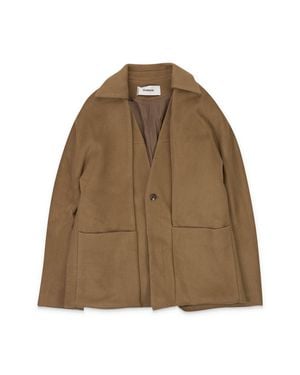 Hussein Chalayan Fold Through Camel Blazer - Brown