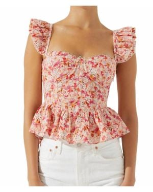 Astr Baylin Top - Pink