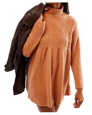 Free People Jaci Sweater Dress - Orange