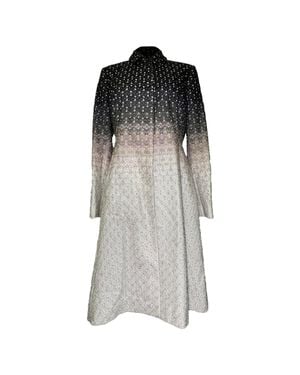 Missoni Gradient Patterned Flared Coat - Gray