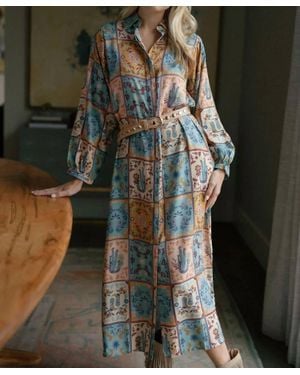Briton Court Sienna Western Shirt Dress - Multicolor