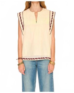 Mkt Studio Holia Embroidered Top - Blue