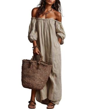 CHARLOTTE GREEN Maxi Dress - Brown