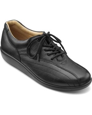 Hotter Tone Lace Up Shoes - Black