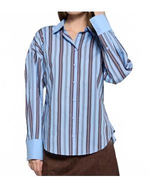Lost + Wander Parker Button Down Shirt - Blue