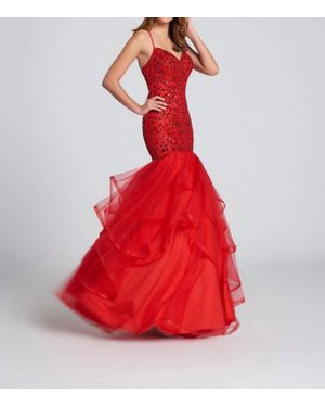 Ellie Wilde Prom Dress - Red