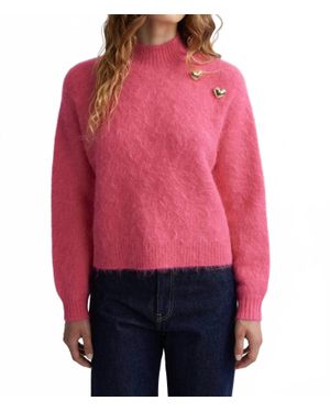 Manoush Coeur Sweater - Red