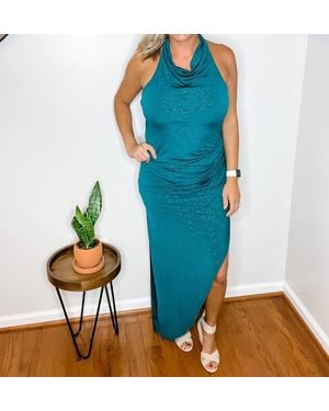 White Birch A Starry Night Dress - Blue