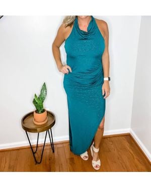White Birch A Starry Night Dress - Blue