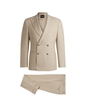 BOSS Two-Piece Suit - Natural