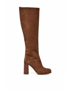 Liviana Conti Suede High Boots - Brown