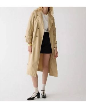 J.Crew Relaxed Heritage Trench Coat - Natural