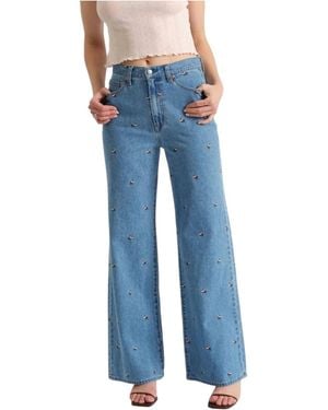 DAZE Far Out High Rise Jeans - Blue