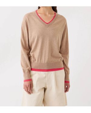 DEMYLEE Jenna Cotton Cashmere Sweater - Natural