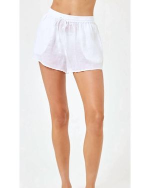 LSPACE Rio High Waist Short - White