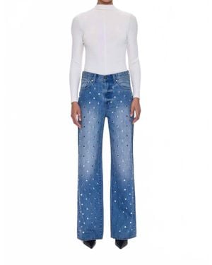 Pistola Hendrix High Rise Baggy Jean - Blue