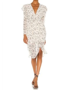 For Love & Lemons Paisley Midi Dress - White