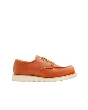 Red Wing Legacy Leather Moc Oxford Shoes - Brown