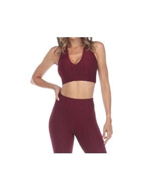 GOLDHAUS Tiktok Sports Bra - Purple