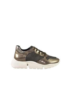 Twelve Style Division Leather/Other Fibers Sneakers - Brown
