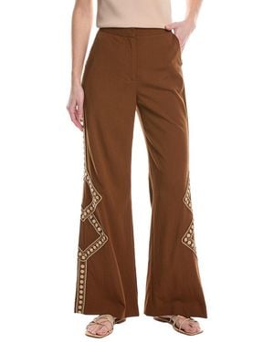 Ba&sh Taos Straight Pants - Brown