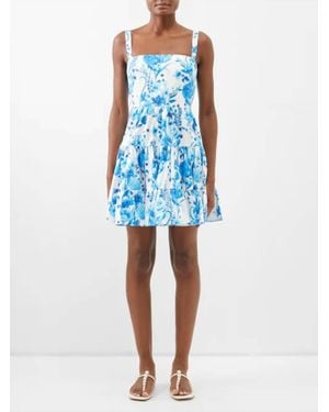 Borgo De Nor Freddie Mini Sun Dress - Blue