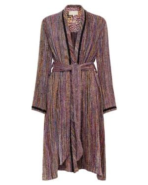 Carolina K Robe Style Rua Coat - Purple