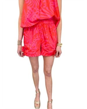 Corey Lynn Calter Blair Shorts - Red