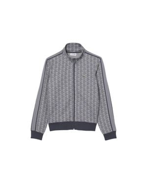 Lacoste Paris Jacquard Track Jacket - Gray