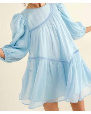 blue b collection dresses Blue B Women's Tiered Denim Dress main image 0