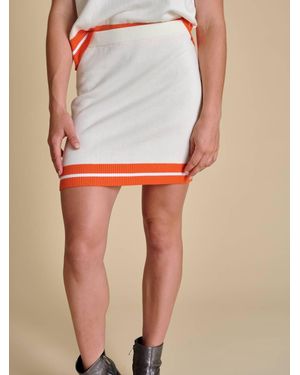 Stewart Simmons Varsity Sweater Skirt - Multicolor