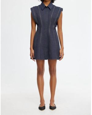 Acler Wakefield Mini Dress - Blue