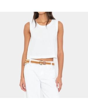 Xirena Lenore Sleeveless Top - White
