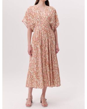 Exquise Mattie Midi Dress - Pink