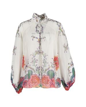 Zimmermann Lovestruck Blouson Blouse - White