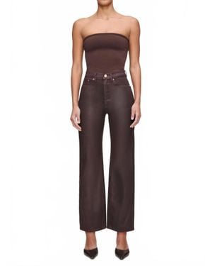 DL1961 Karmine Refined Wide Leg High Rise Jeans - Multicolor